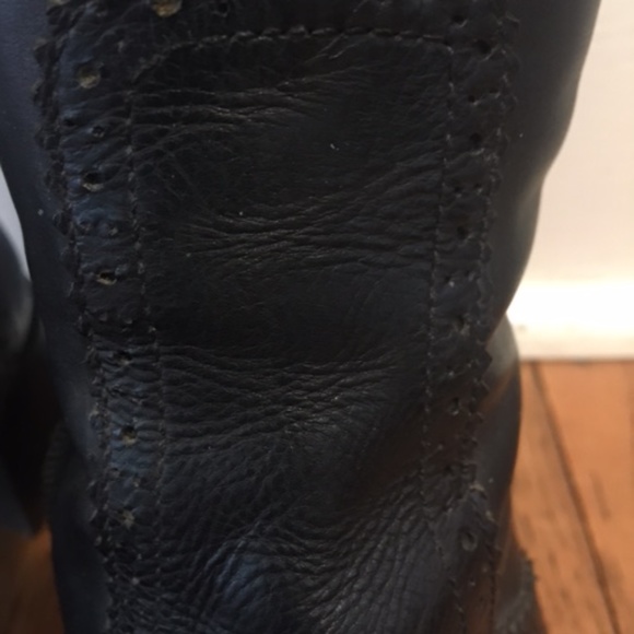 High Leather Boots with Heel - Picture 10 of 10